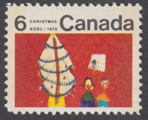 Canada - #525p Christmas, W2B Tagged - MNH