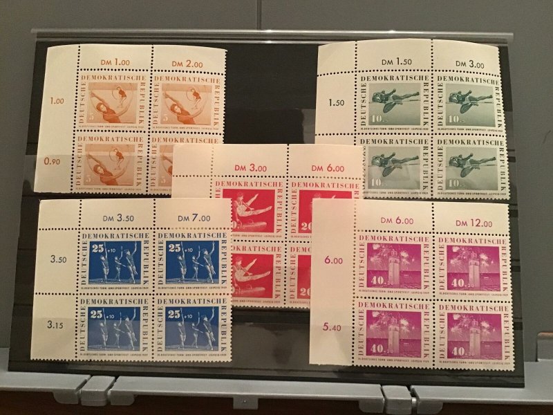 Third Germán Gymnastic and Sports Festival MNH  1959  stamps blocks R23788