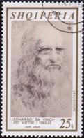 Albania SG#1308 Used - 1969 25q.  - Leonardo Da Vinci