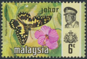 Johore Malaysia   Sc#  179   MVLH   Butterflies    see details  / scans