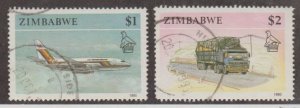 Zimbabwe Scott #630-631 Stamps - Used Set