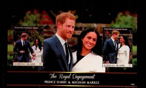 MARSHALL ISL. Sc 1174 NH SOUVENIR SHEET OF 2018 - ROYAL FAMILY - Sc$28