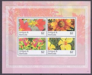 2007 Antigua and Barbuda 4457-4460KL Flowers 6,50 €