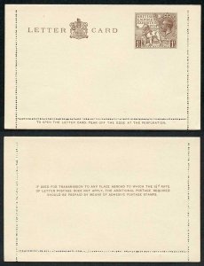 KGV 1924 1 1/2d Wembley Letter Card MINT