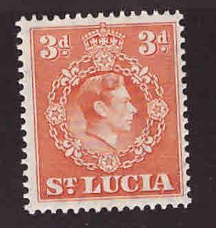 Saint Lucia Scott 117 MH*