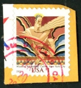 United States #3766, USED ON PAPER, 2003 - STATES100