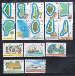 Tuvalu 23-37 Set MNH Various