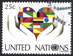 United Nations #896  25¢ Definitive (2006). Used.