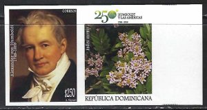 Dominican Republic 1654a MNH IMPERF HUMBOLDT [D2]-1