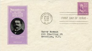 U.S. Scott 831 FDC Post Marked in Washington, DC with Ioor Cachet