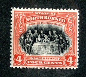 1909 North Borneo Sc#140 MH* ( 1986 BCX2 )