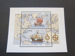 Iceland 1991 Sc 751 set MNH