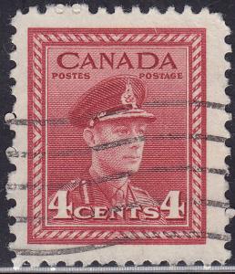 Canada 254 King George VI WWII War 1943