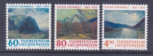 Liechtenstein 1048-50 MNH1995 Scenic Paintings by Anton Frommelt Set of 3 VF