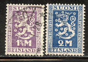 Finland # 141-2, Used.