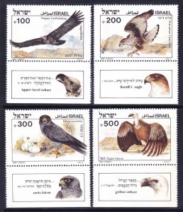 Israel 896-99 MNH 1985 Birds of Prey Full Set of 4 w/Tabs