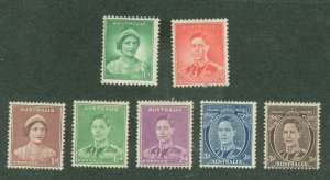 Australia  #167-9/181-3A Unused Single