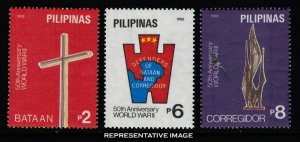 Philippines Scott 2155-2157 Mint never hinged.