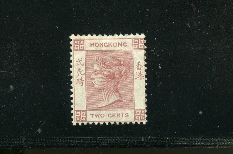 HONG KONG QUEEN VICTORIA SCOTT# 9,  SG# 28  MINT HINGED--SCOTT VALUE $225.00