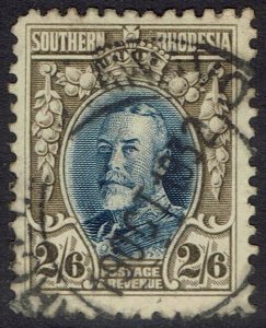 SOUTHERN RHODESIA 1931 KGV FIELD MARSHALL 2/6 PERF 12 USED