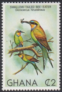 Ghana 1981 MNH Sc #748 2ce Swallow-tailed bee-eater