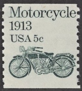 US 1899 MNH VF 5 Cent Motorcycle 1913 Coil