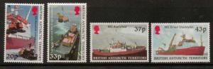 BRITISH ANTARCTIC TERR. SG325/8 2000 PRS ERNEST SHACKLETON SUPPLY SHIP MNH