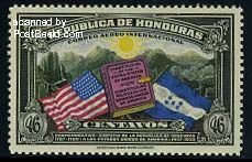 Honduras 1937, US constitution 1v, MNH