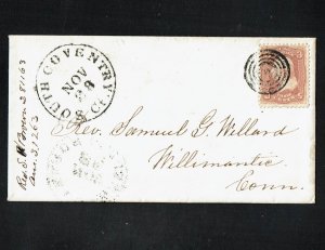 Scott #65 Fine on cover.