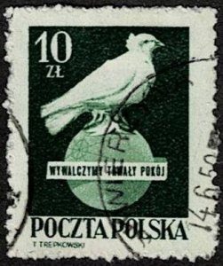 1950 Poland Scott Catalog Number 475 Used