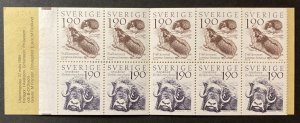 Sweden 1984 #1489a Booklet, Wholesale lot of 5, MNH,CV $22.50