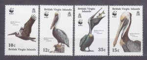 1988 British Virgin Islands 637-640 WWF / Birds 12,00 €