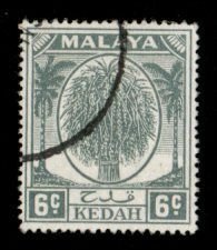 Malaya - Kedah #66 used