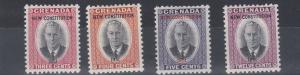 GRENADA  1951  NEW CONSTITUTION  SET  MH