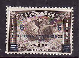Canada-Sc#C4- id5202-unused NH 6c on 5c Airmail- 1932-