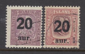 Iceland, Scott 134-135, used