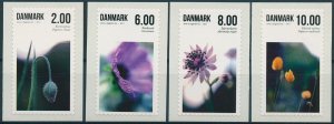 Denmark Stamps 2011 MNH Flowers Flora Nature Poppies Cranesbill 4v S/A Set