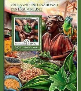 2016 Djibouti - Year Of Pulses. Michel Code: 1213 / Bl.315. Scott Code: 1014