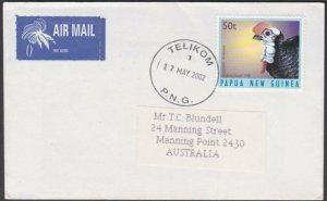 PAPUA NEW GUINEA 2002 cover TELIKOM cds.....................................M381