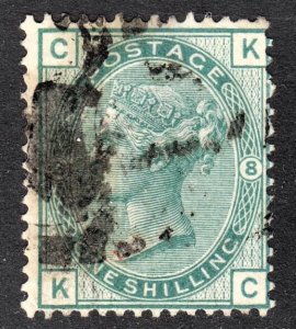 Great Britain Scott 64a plate 8  Fine  used. FREE...