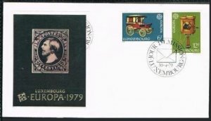 Luxembourg 624-625,FDC.Michel 987-988. EUROPE CEPT-1979,Stagecoach,Telephone. 