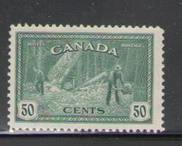 Canada Sc 272 1946 50c lumbering stamp mint