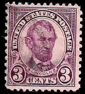 # 635 USED VIOLET ABRAHAM LINCOLN