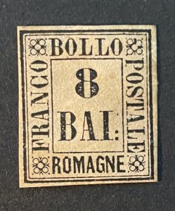 Italian States - Romagna Sc. #8, mint hinged, thin