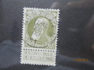 Belgium #56 used 