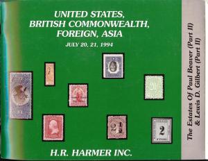 HR Harmer: Sale # 2896-97  -  United States, British Comm...