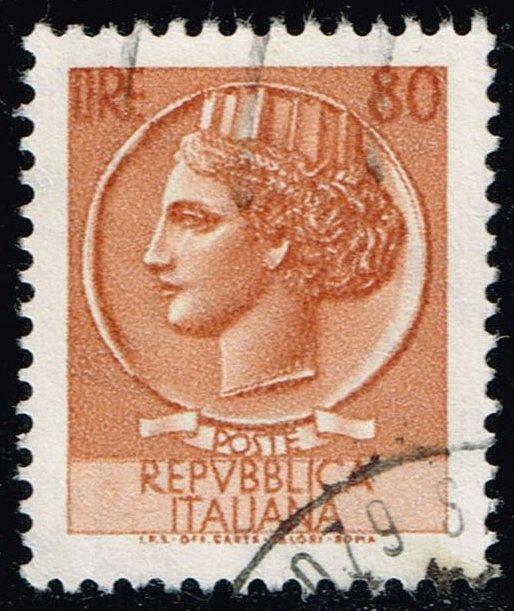 Italy #998N Italia from Syracusean Coin; Used (0.25)