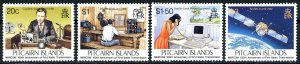 PITCAIRN ISLAND-XF NH 1995 Sc# 432-5 Complete Set•Satellite Space