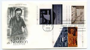 3379-83 Louise Nevelson, Sculptor on one ArtCraft FDC