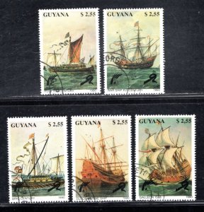 GUYANA SC# 2353-57 FVF/CTO